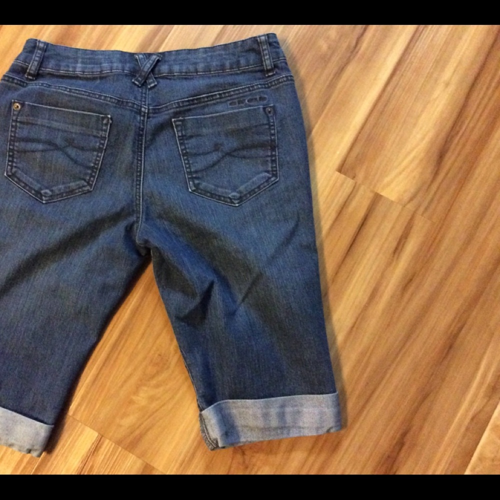 DKNY Bermuda Jean Shorts